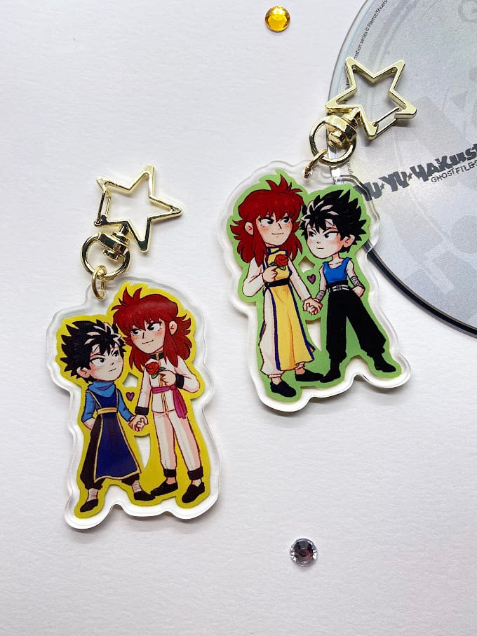 Yu Yu Hakusho 2.5in Duo Acrylic Charms